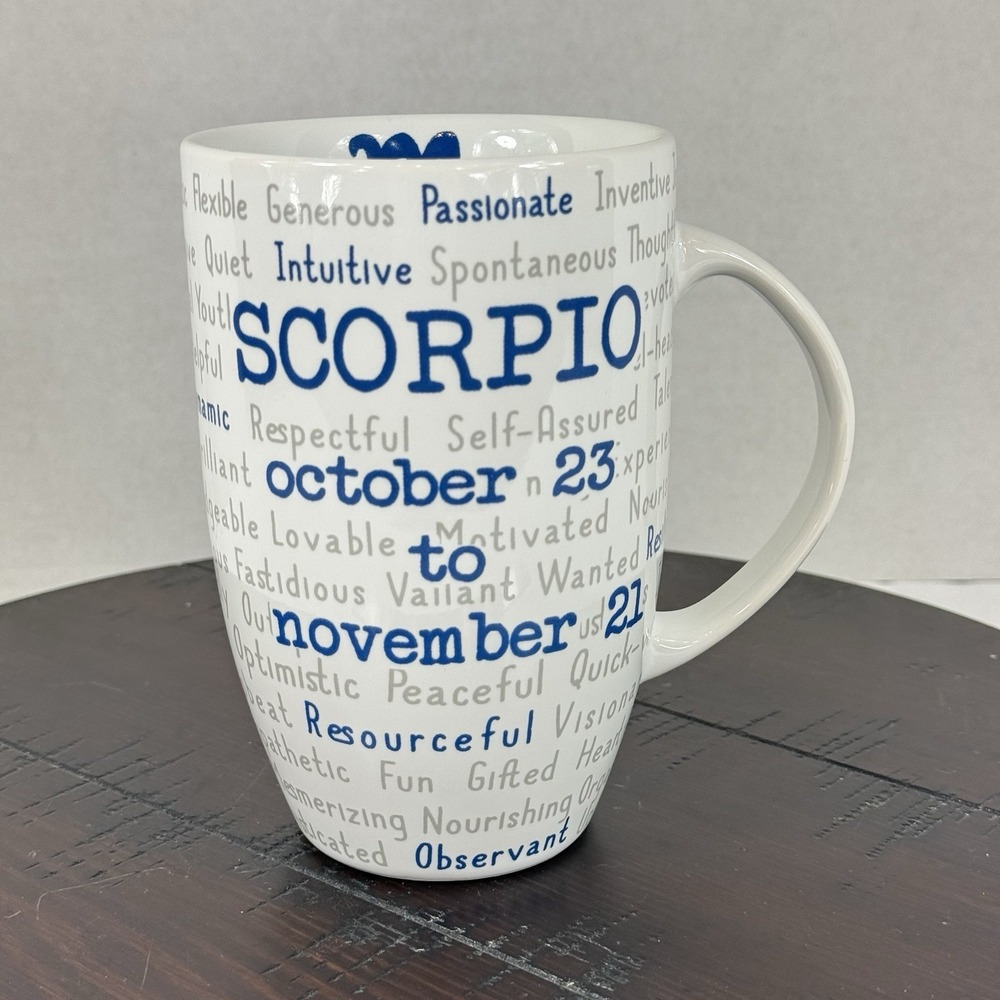 Scorpio Zodiac Sign Coffee Cup Mug Astrology Birth Sign Horoscope Novelty Gift